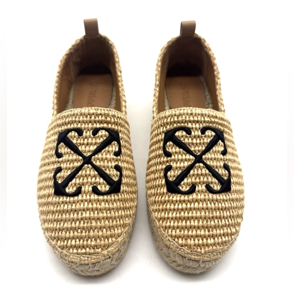 Off-White Women's Arrow Raffia Espadrille